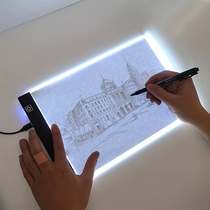 Board Three Layers Dimmable Led Light Pad Eye Protection Easier Drawing Board Pad Tracing Light Box For Rhinestone Painting Thanksgiving, Christmas Gift Easter Gift -winter, new year