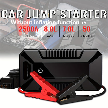 Portable Jump Starter with Air Compressor, 3000A Car Battery Jumper Starter Battery Pack(9.0 Gas/2.11gal Diesel) with 150PSI Auto Off Tire Inflator, 12V Car Battery Booster with LCD Display, Light, Valentine's Day Gifts for F