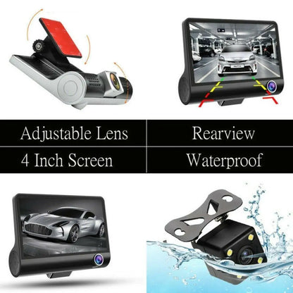 Car DVR Rearview Video Dash Cam Recorder Camera G-Sensor