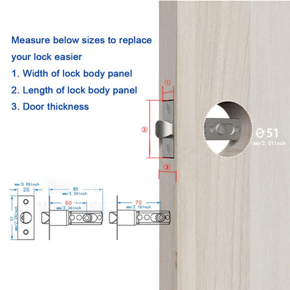 WINFREE Smart Door Lock HC-R1 - Aluminum Alloy, Wireless Enabled, Key/Card/Passcode/Fingerprint Unlocking, Compatible with Google Home & Alexa, WINFREE